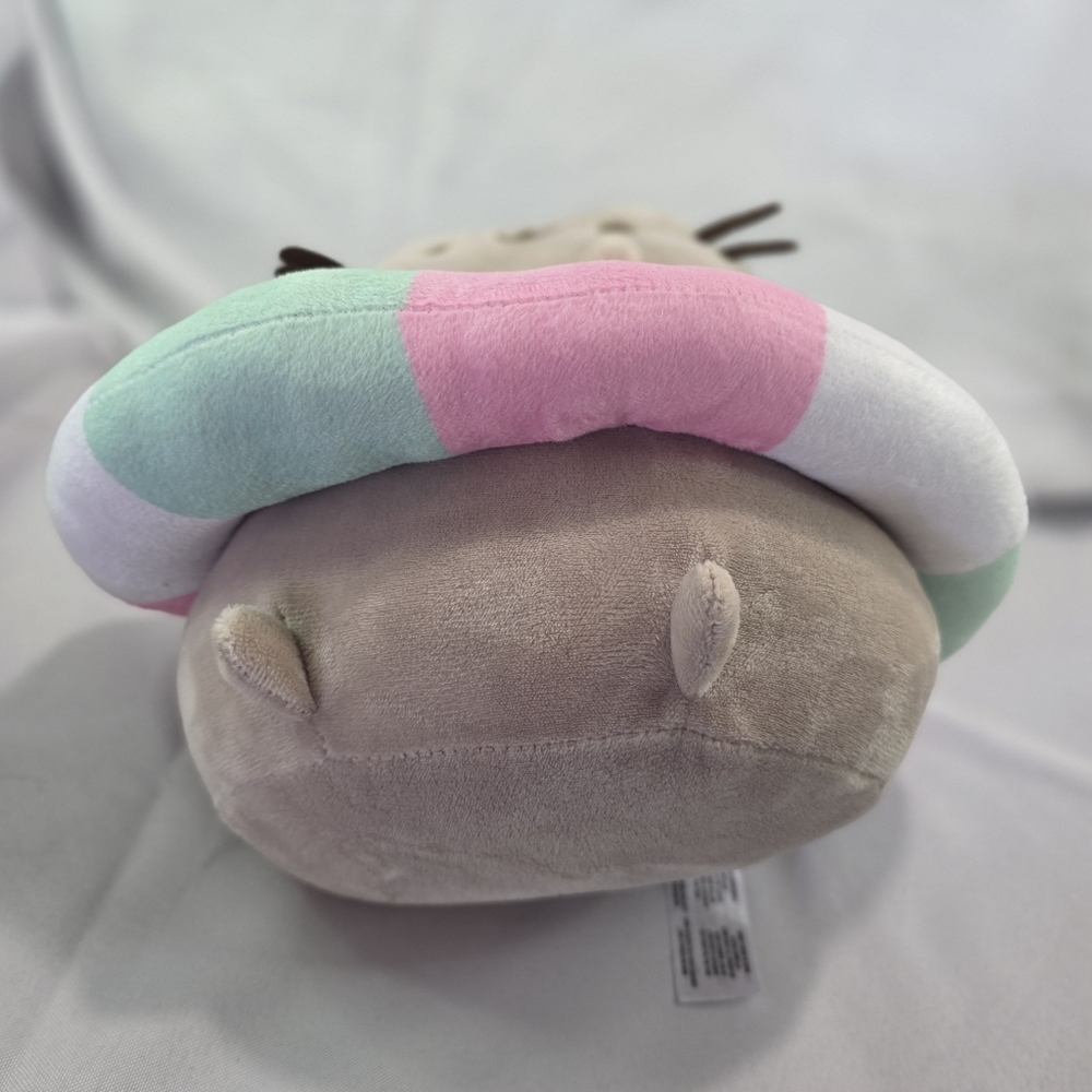 🌞SOLD🌞 Pusheen Gray Cat Pool Floatie Plush Toy Kawaii Fiesta 10 Inch 2024 - Picture 4 of 10